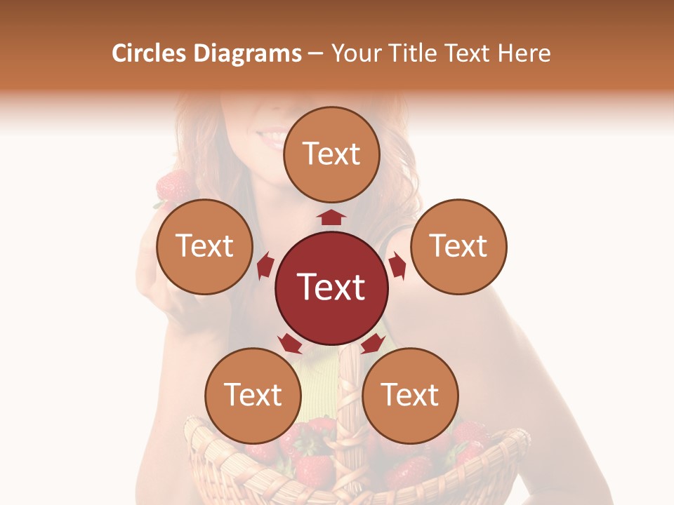 Eating Strawberry Breakfast PowerPoint Template