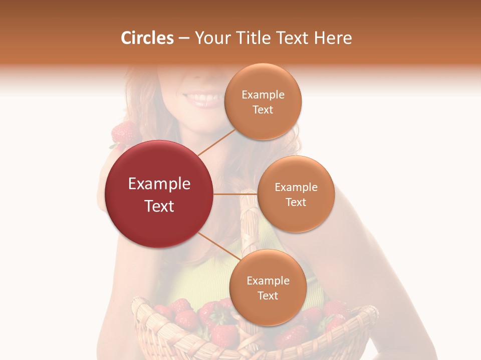 Eating Strawberry Breakfast PowerPoint Template