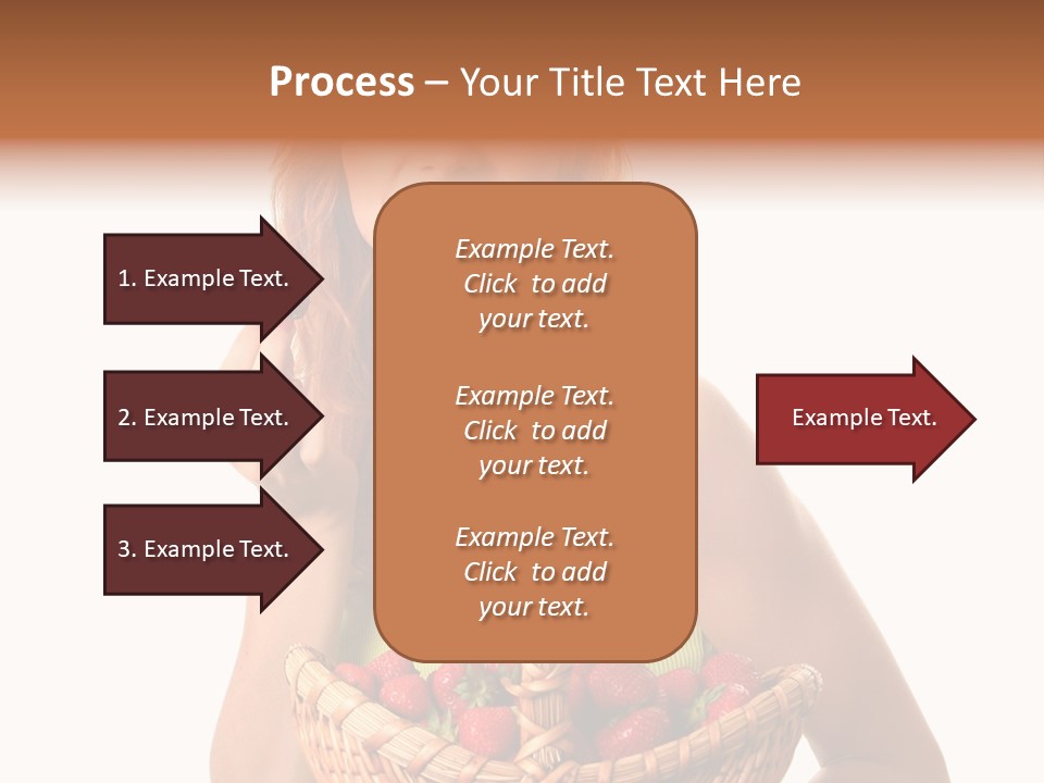 Eating Strawberry Breakfast PowerPoint Template