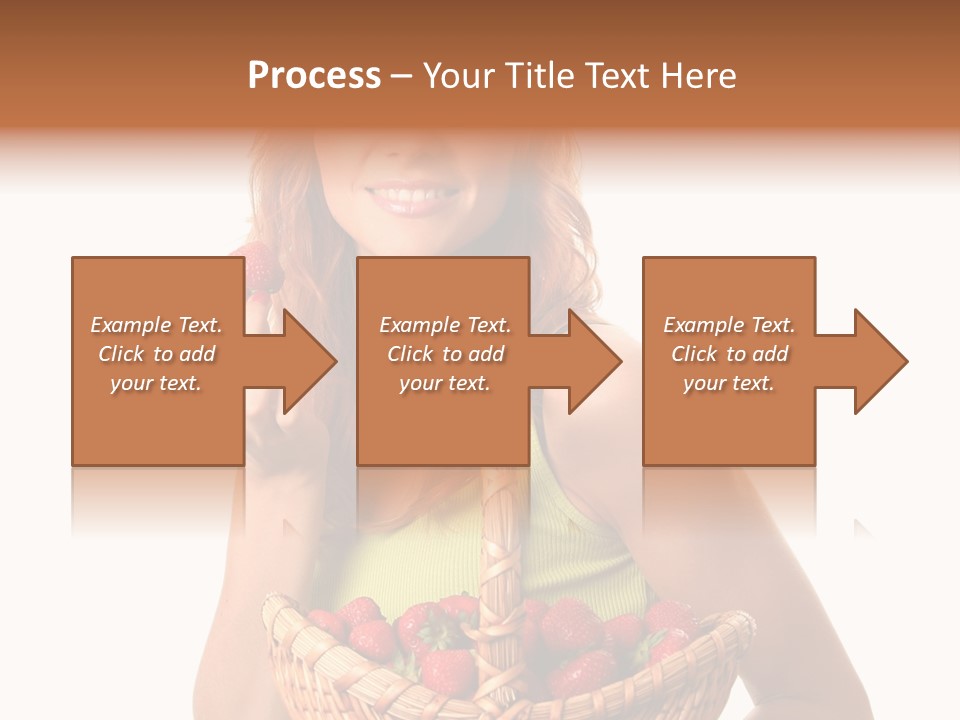 Eating Strawberry Breakfast PowerPoint Template