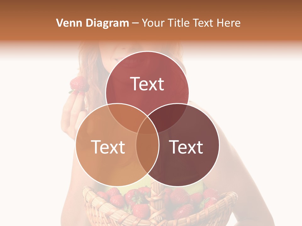 Eating Strawberry Breakfast PowerPoint Template