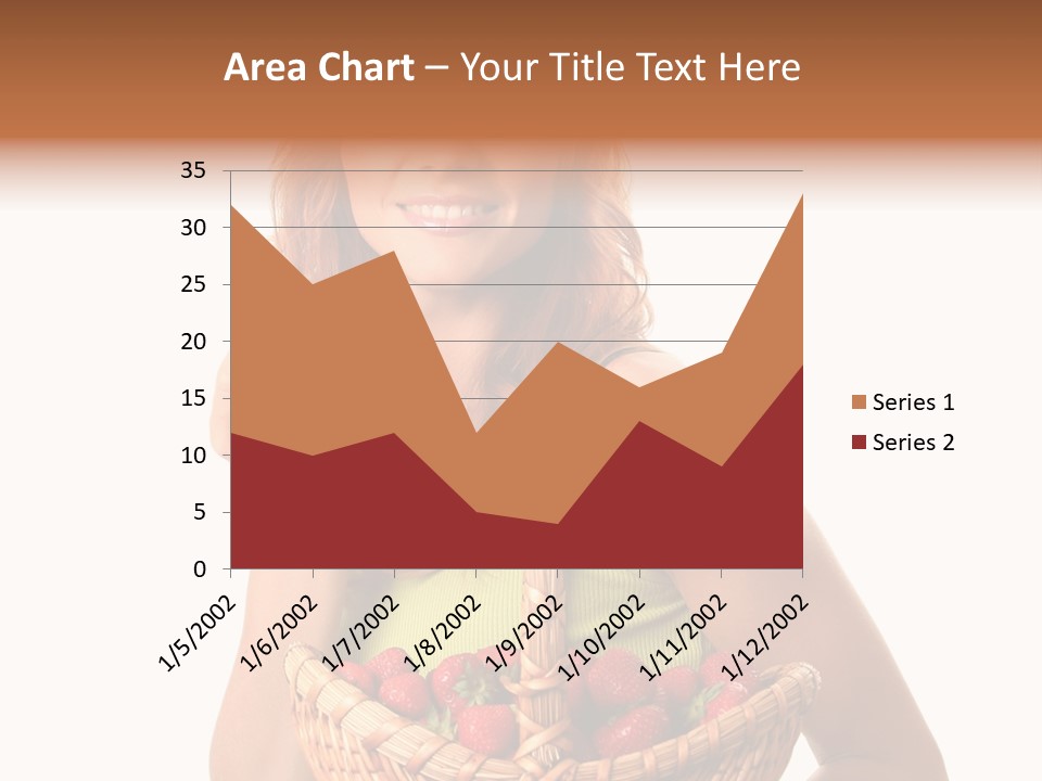 Eating Strawberry Breakfast PowerPoint Template