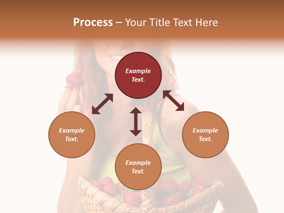 Eating Strawberry Breakfast PowerPoint Template