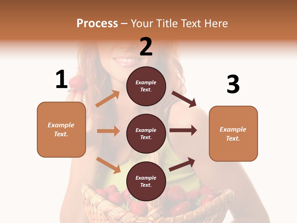 Eating Strawberry Breakfast PowerPoint Template