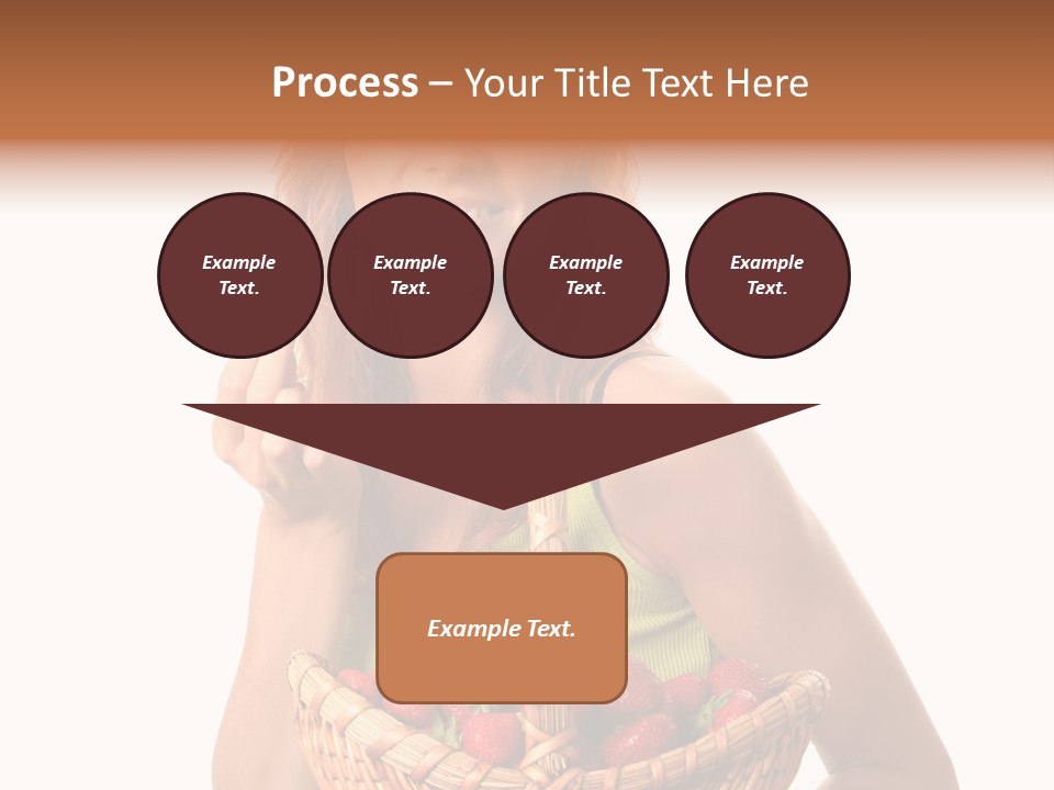 Eating Strawberry Breakfast PowerPoint Template