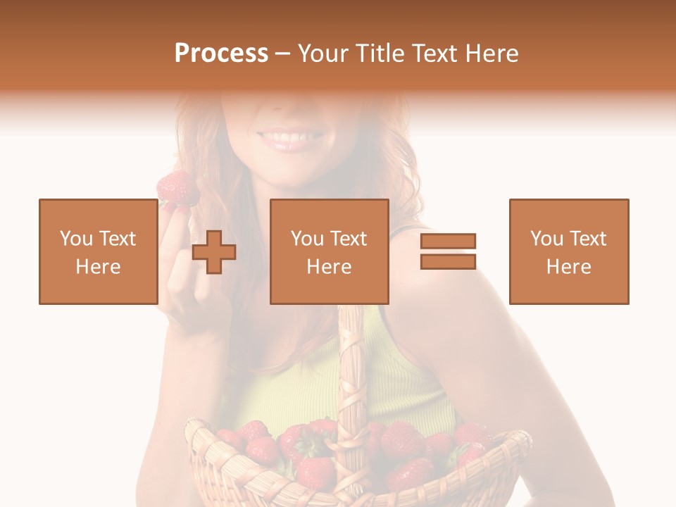 Eating Strawberry Breakfast PowerPoint Template