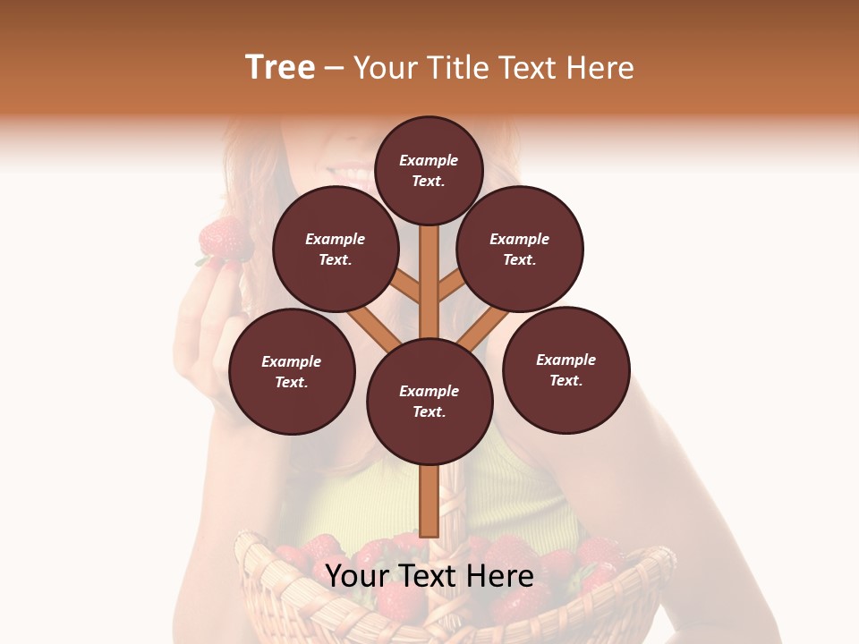 Eating Strawberry Breakfast PowerPoint Template