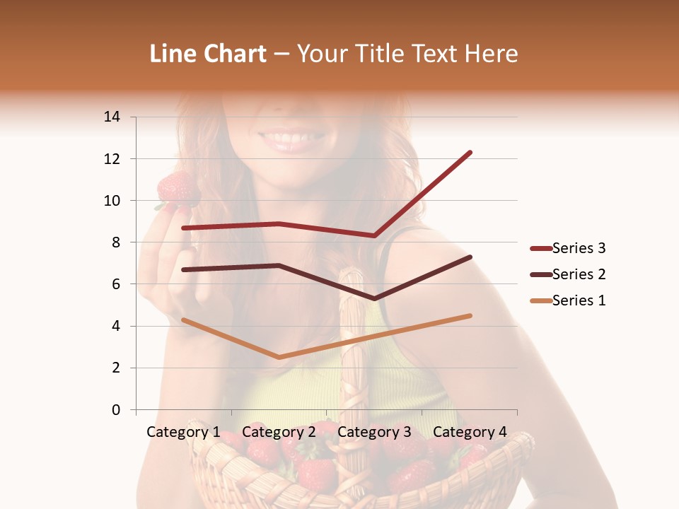 Eating Strawberry Breakfast PowerPoint Template