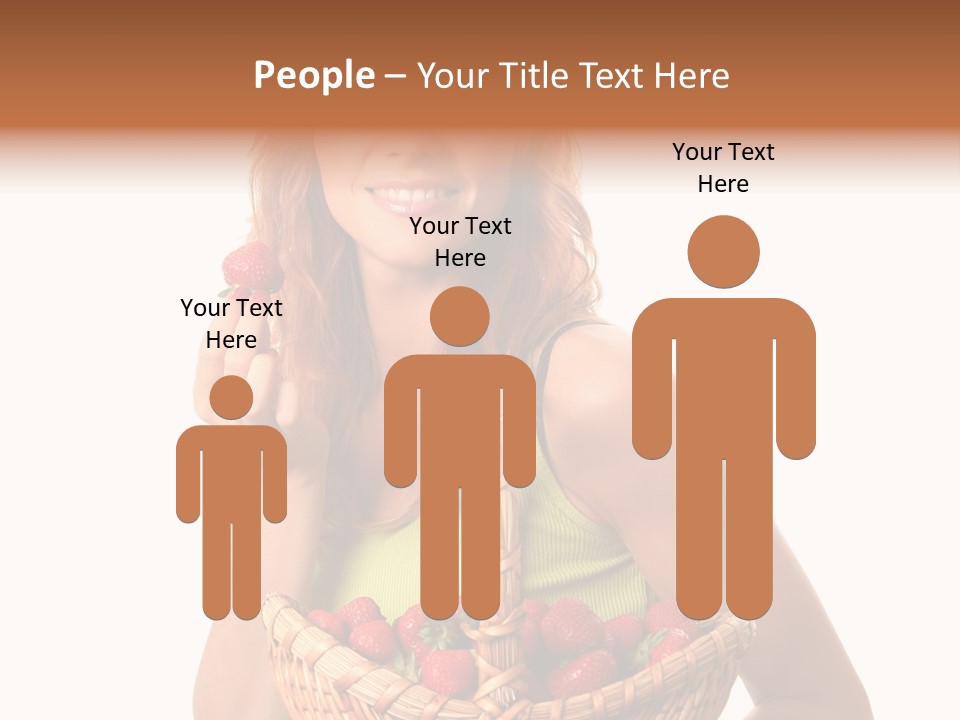 Eating Strawberry Breakfast PowerPoint Template