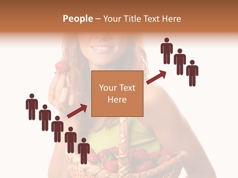 Eating Strawberry Breakfast PowerPoint Template