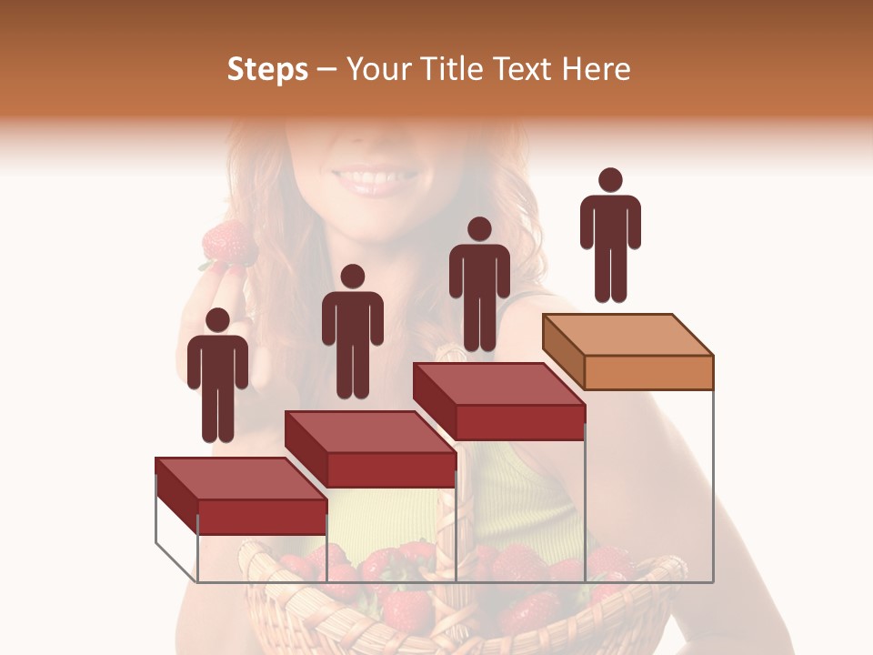 Eating Strawberry Breakfast PowerPoint Template