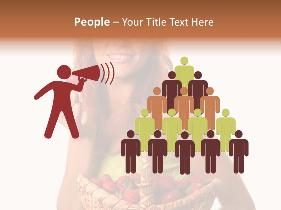 Eating Strawberry Breakfast PowerPoint Template