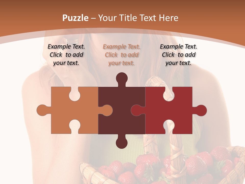 Wicker Hand Sweet PowerPoint Template