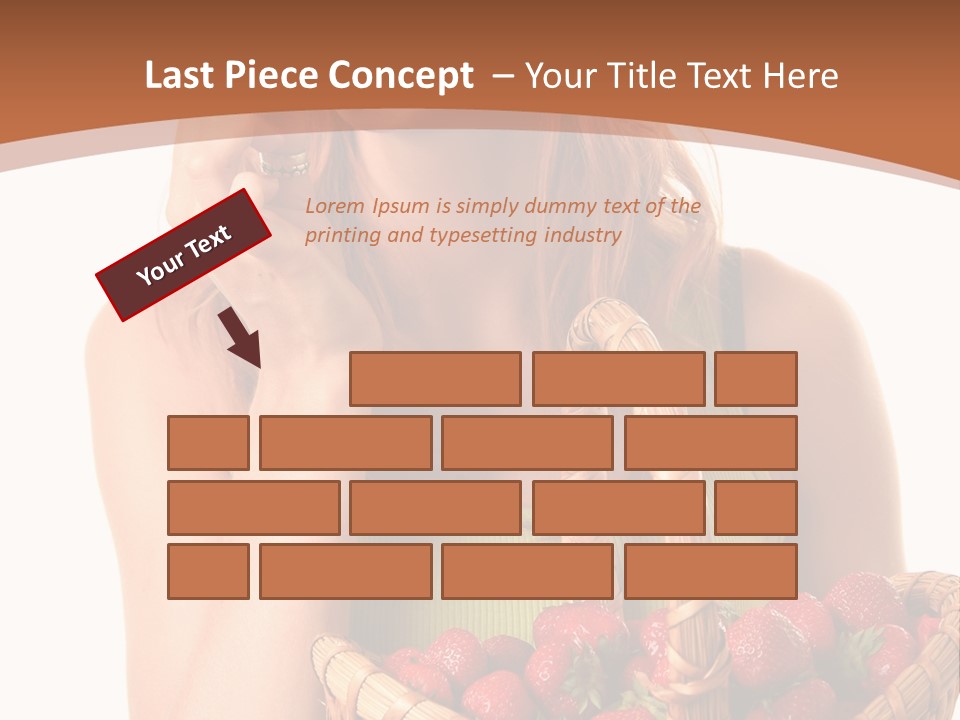 Wicker Hand Sweet PowerPoint Template