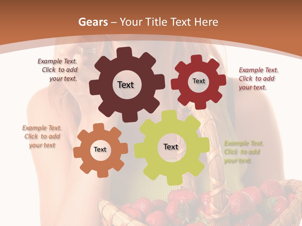 Wicker Hand Sweet PowerPoint Template