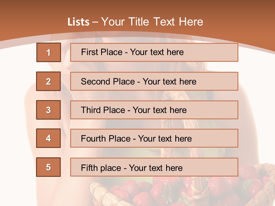 Wicker Hand Sweet PowerPoint Template