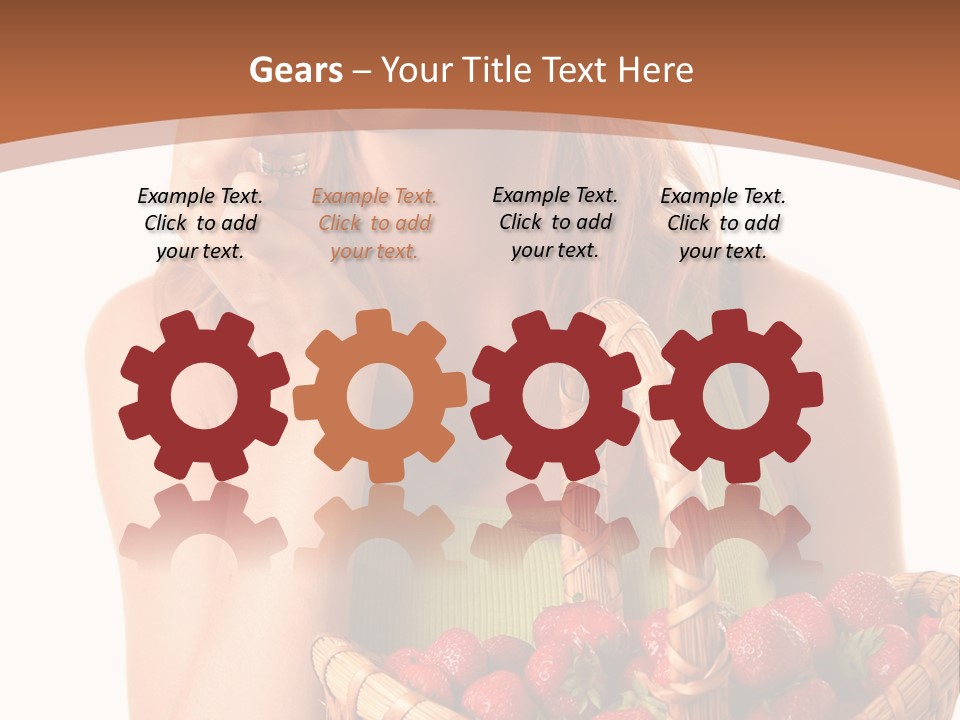 Wicker Hand Sweet PowerPoint Template