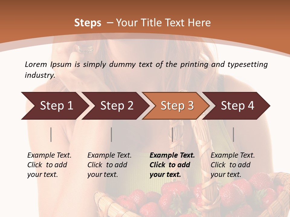 Wicker Hand Sweet PowerPoint Template