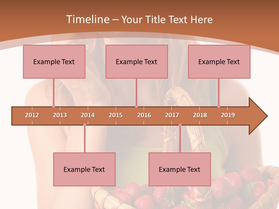 Wicker Hand Sweet PowerPoint Template