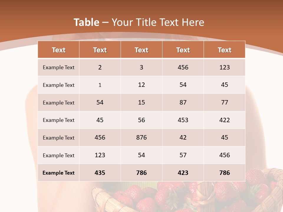 Wicker Hand Sweet PowerPoint Template
