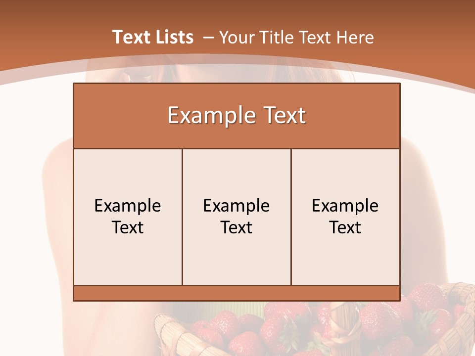 Wicker Hand Sweet PowerPoint Template