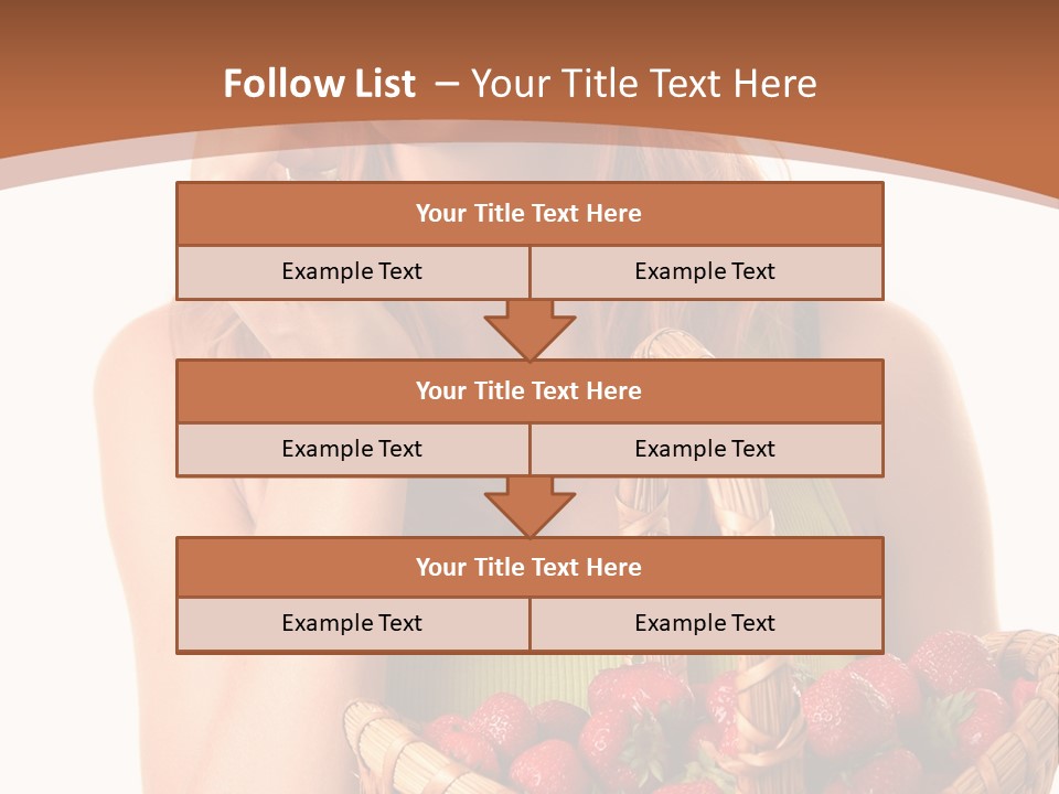 Wicker Hand Sweet PowerPoint Template