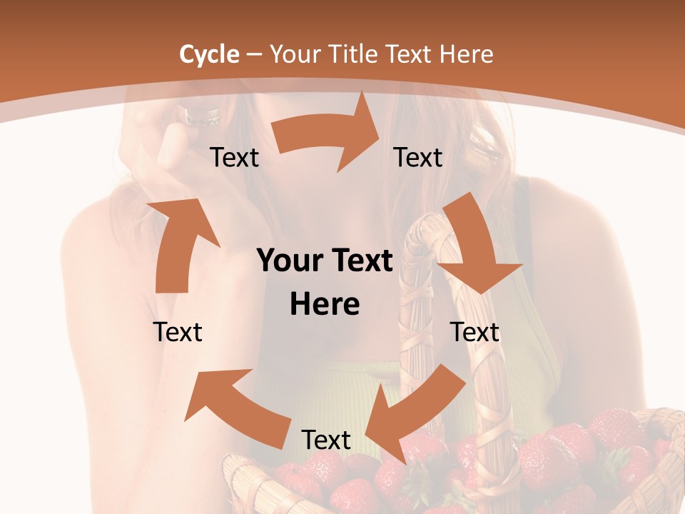 Wicker Hand Sweet PowerPoint Template