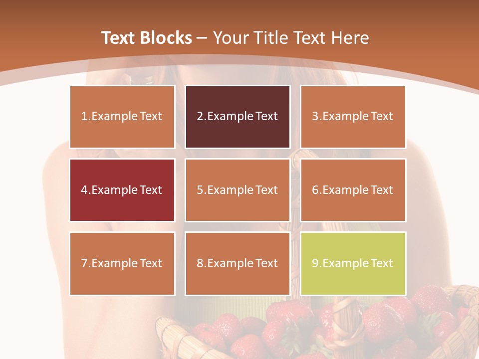 Wicker Hand Sweet PowerPoint Template