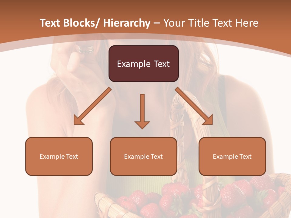 Wicker Hand Sweet PowerPoint Template