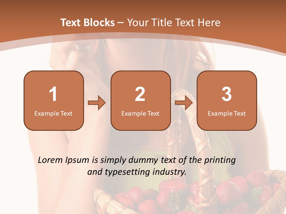 Wicker Hand Sweet PowerPoint Template