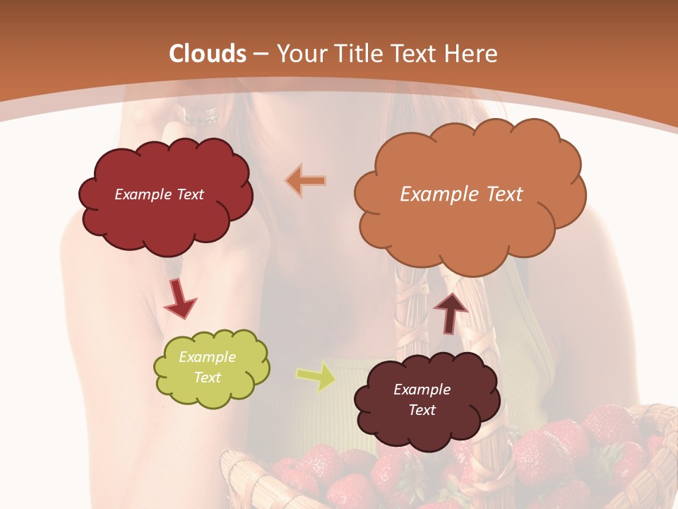 Wicker Hand Sweet PowerPoint Template