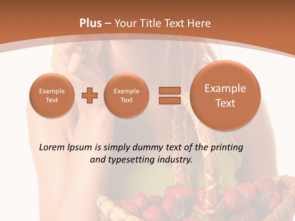 Wicker Hand Sweet PowerPoint Template