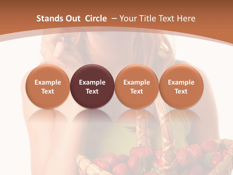 Wicker Hand Sweet PowerPoint Template