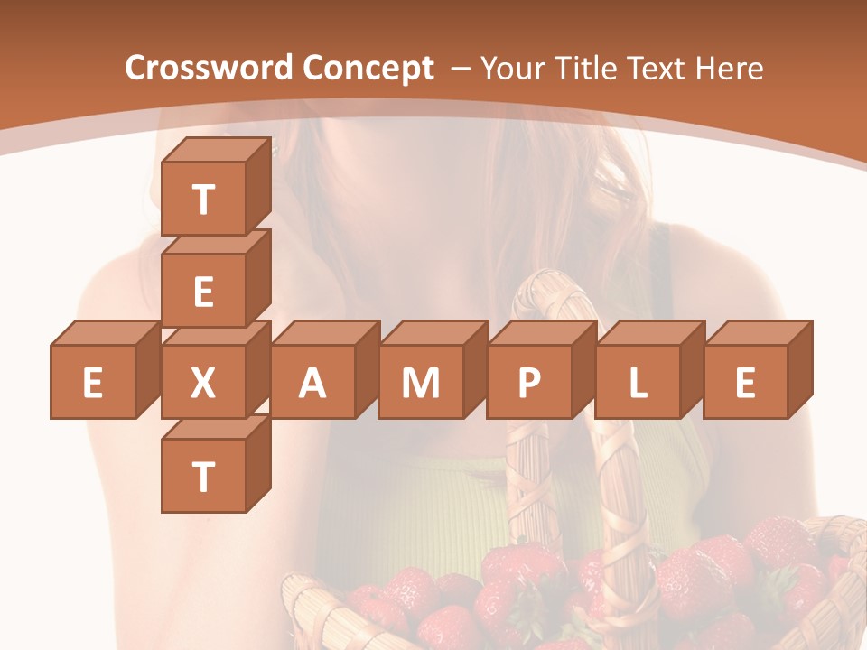 Wicker Hand Sweet PowerPoint Template