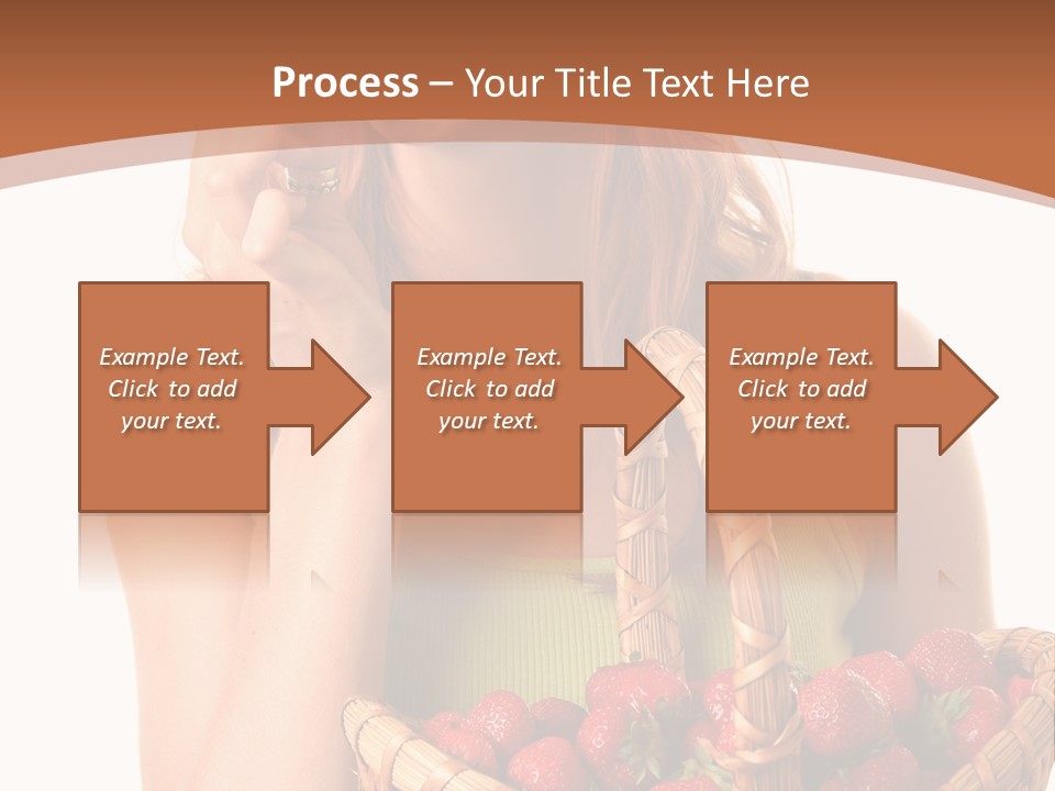 Wicker Hand Sweet PowerPoint Template