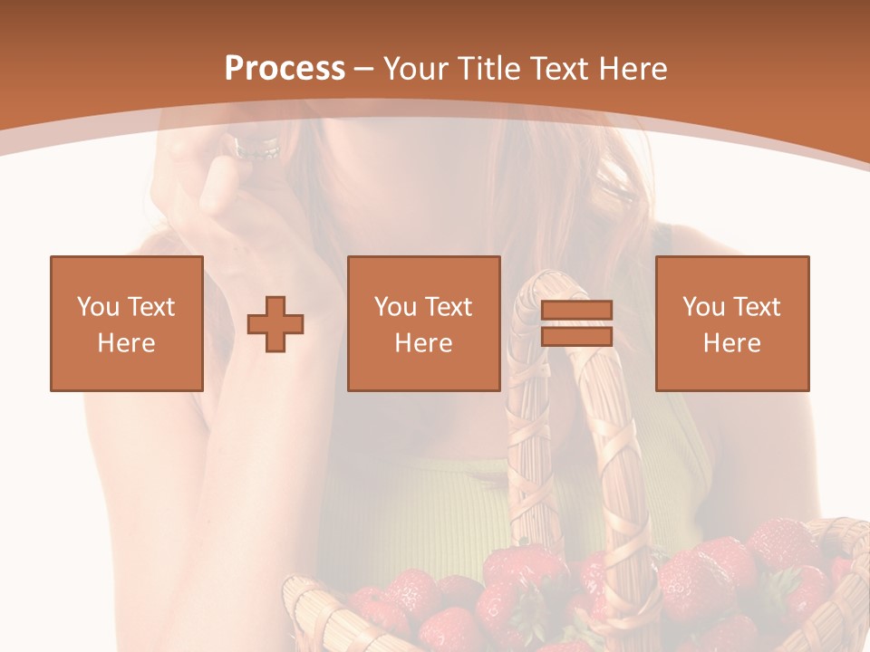 Wicker Hand Sweet PowerPoint Template