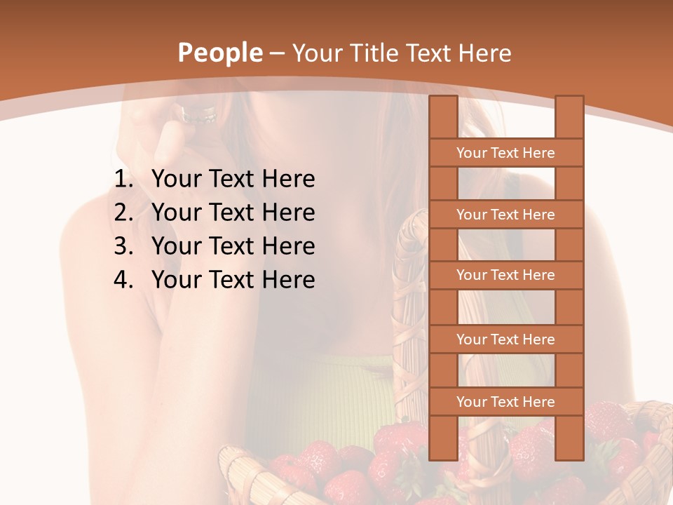 Wicker Hand Sweet PowerPoint Template