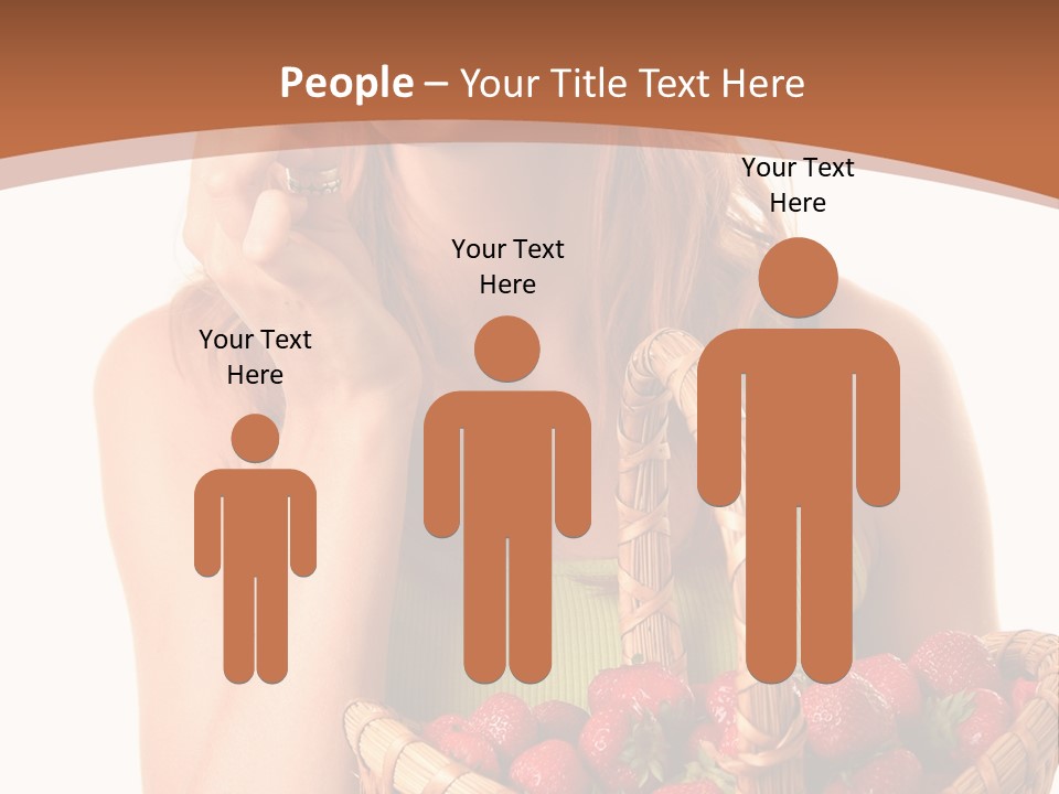 Wicker Hand Sweet PowerPoint Template