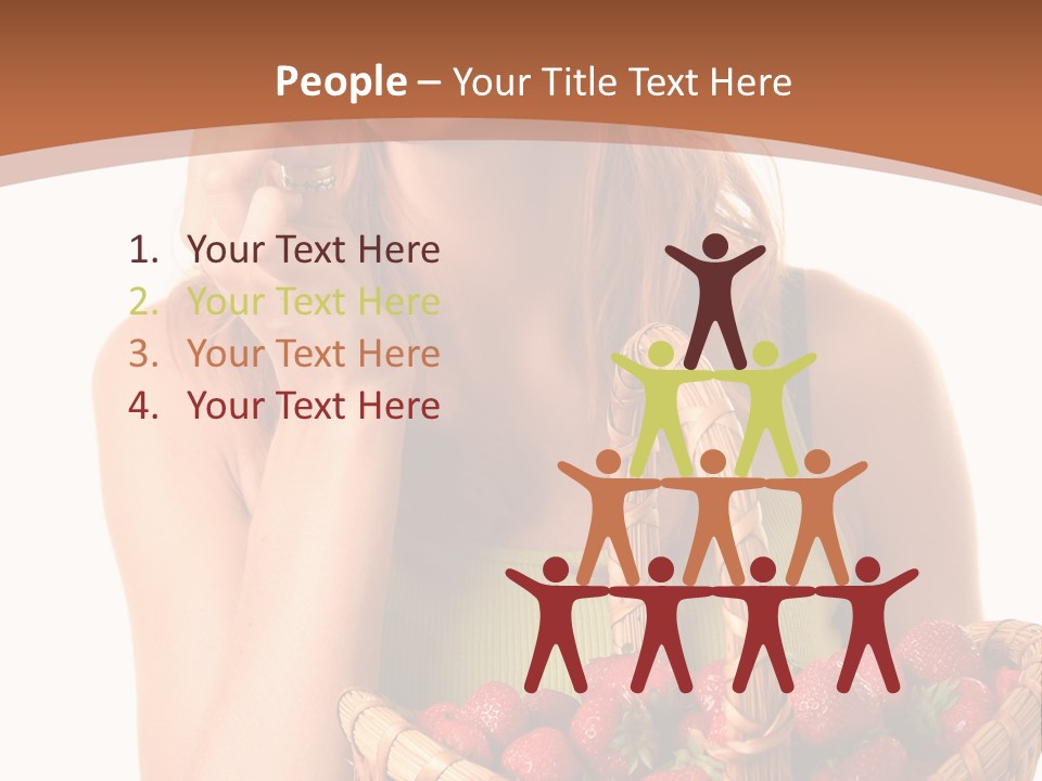 Wicker Hand Sweet PowerPoint Template