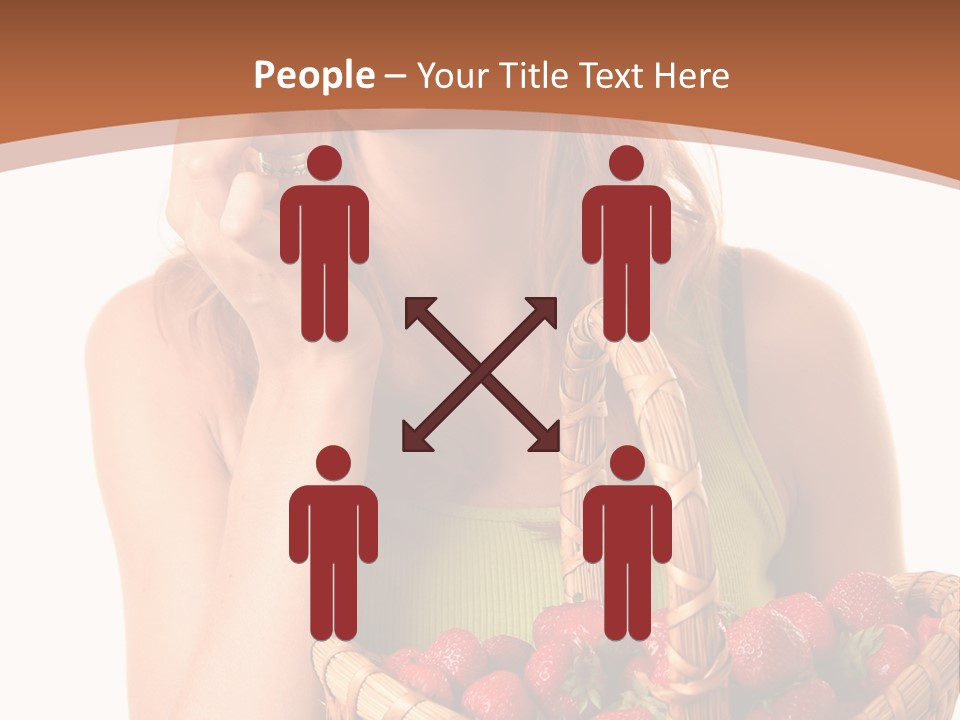 Wicker Hand Sweet PowerPoint Template