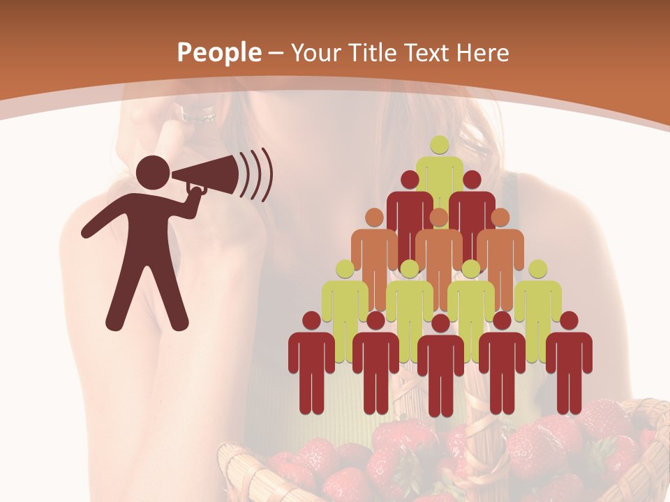 Wicker Hand Sweet PowerPoint Template