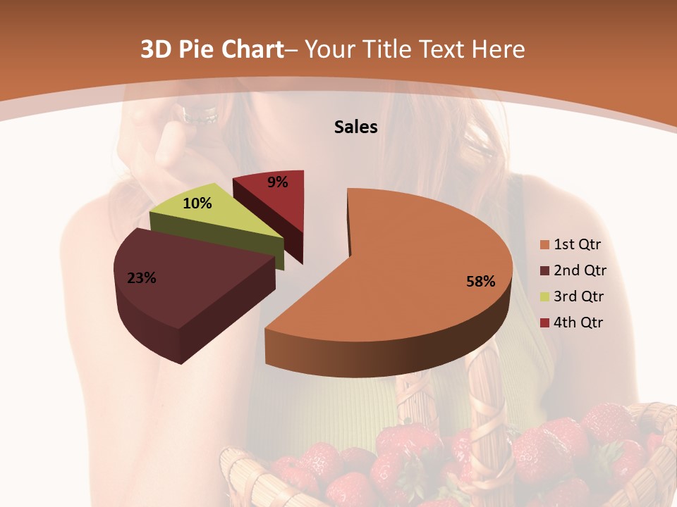 Wicker Hand Sweet PowerPoint Template