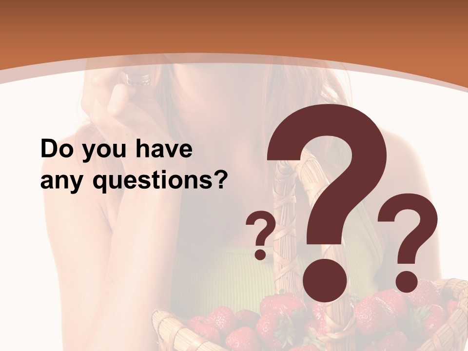 Wicker Hand Sweet PowerPoint Template