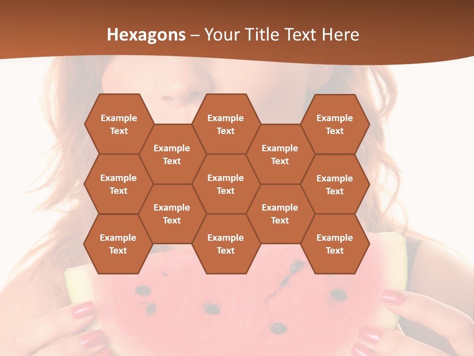 Attractive Person Green PowerPoint Template