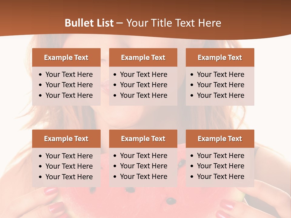 Attractive Person Green PowerPoint Template