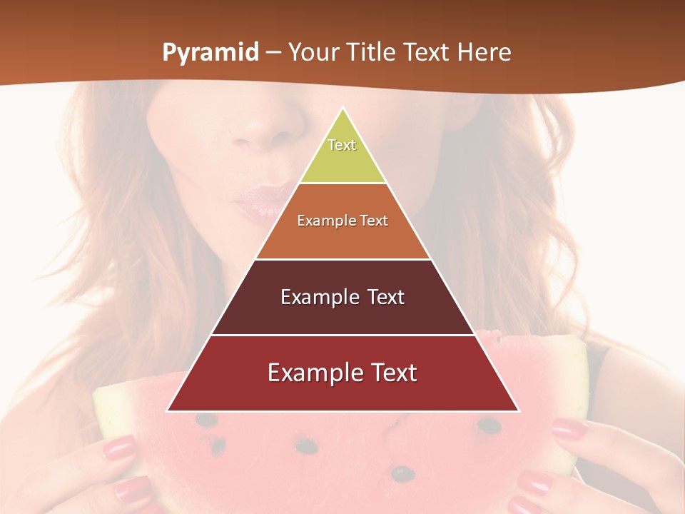 Attractive Person Green PowerPoint Template