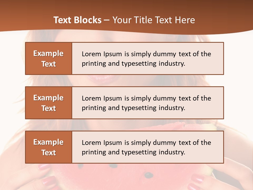 Attractive Person Green PowerPoint Template