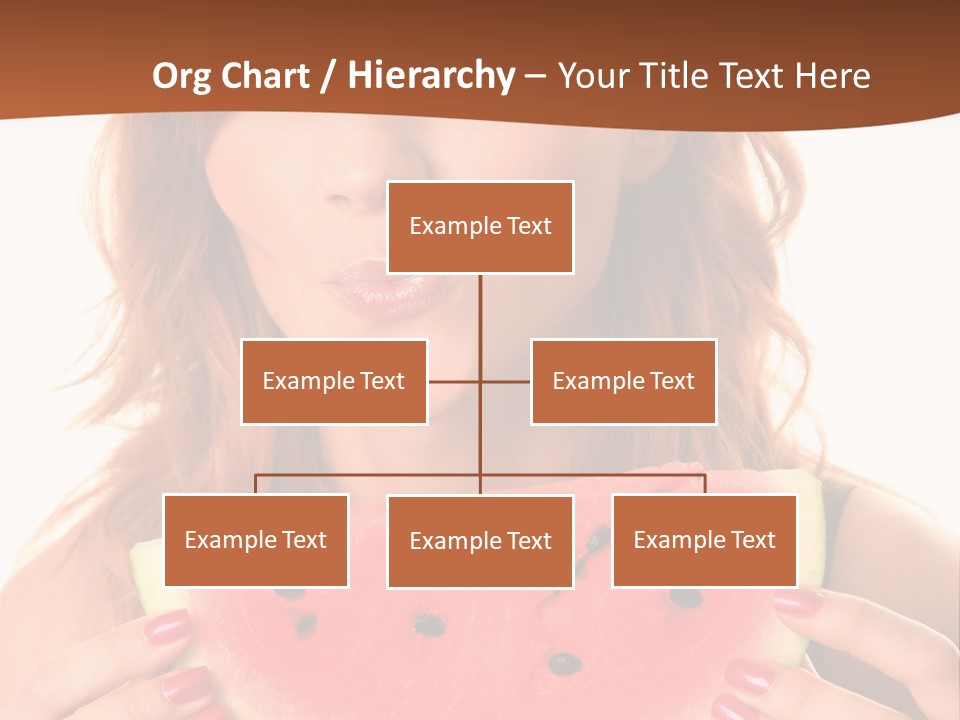 Attractive Person Green PowerPoint Template