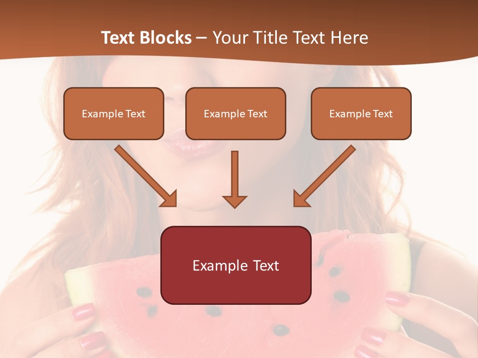 Attractive Person Green PowerPoint Template