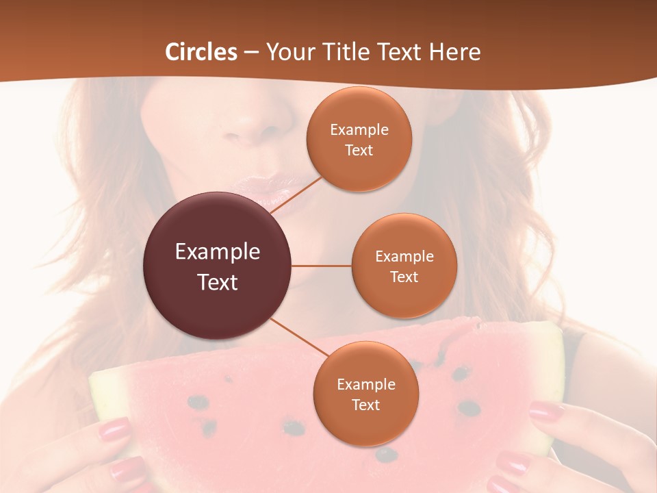 Attractive Person Green PowerPoint Template